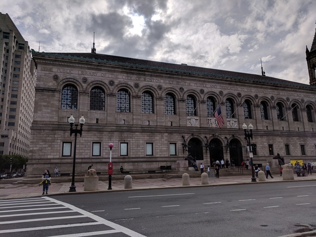 Central Boston Public Library, 21 May 2018 (Photo by Justin Warren)