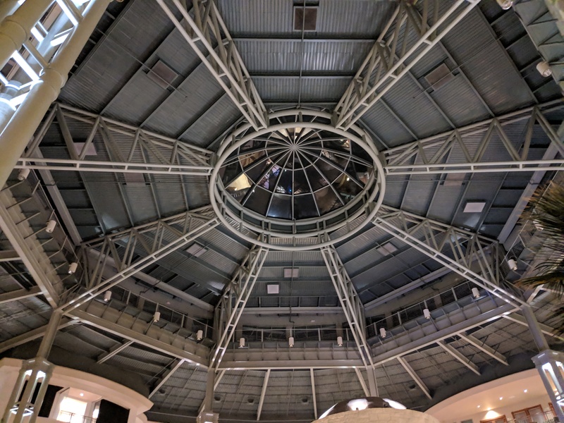 The roof of the Roundagon, aka the Hilton Austin Airport hotel.