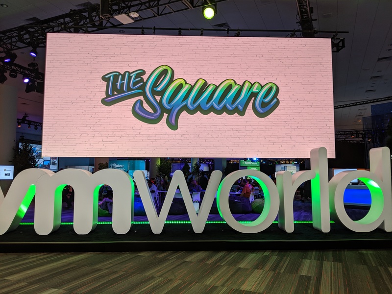 The sign for The Square at VMworld 2019