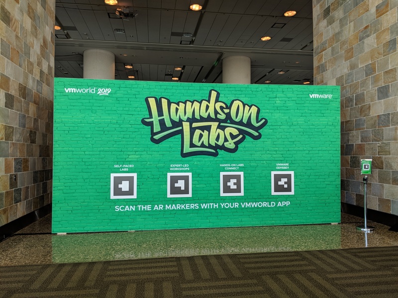 The Hands-on Labs area for VMworld 2019
