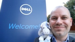 Blue Cow and I at DellWorld 2015