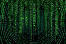 Code in the style of The Matrix